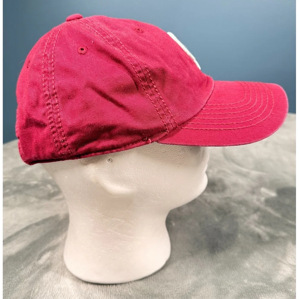 Oklahoma Sooners Hat Adjustable Red OU Logo Dad Cap Top of World